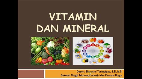 Gambar Kebutuhan Vitamin dan Mineral untuk Kesehatan Optimal